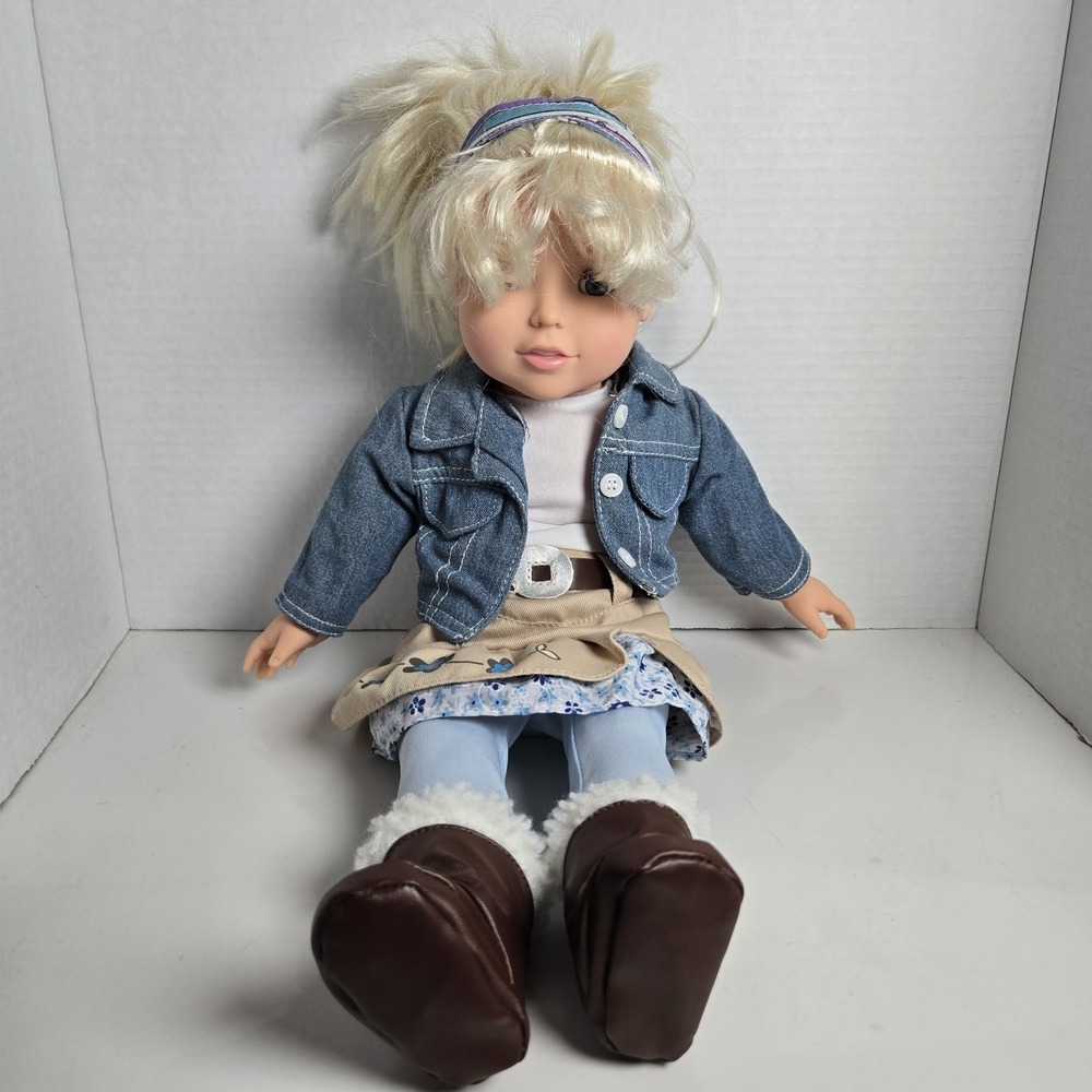 Toys R Us You & Me Friends Sleepy Eye Cloth Body Doll 2010 Clothing Outfit 17"